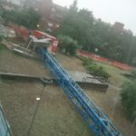 A Bagno a Ripoli e’ caduta anche una gru: quella del cantiere della nuova sede della Cri ripolese