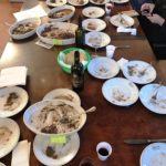 Il tavolo… a fine degustazione