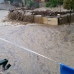 L’Ema tracimata in paese a San Polo: immagini impressionanti