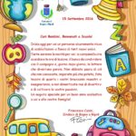 La lettera alle scuole elementari