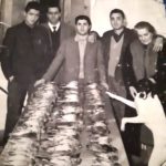 Al centro della foto. Inizio anni Sessanta