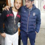 A destra Davide Bramati ds  ETIXX Quickstep
