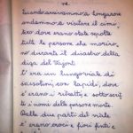 I diari dei bambini dopo la visita a Longarone