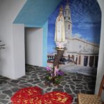 L’interno della appellina dedicata alla Madonna di Fatima