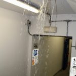 Le scale invase dall’acqua