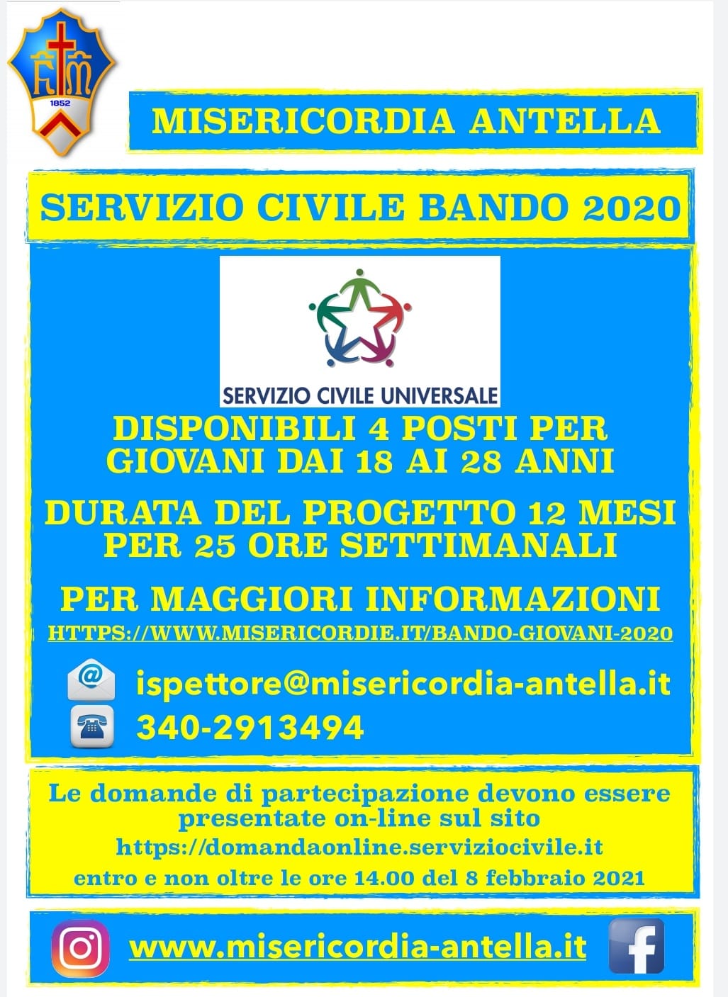 La Misericordia dell'Antella cerca 4 giovani per svolgere ...