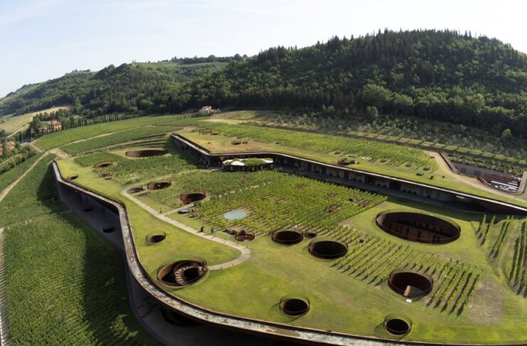 5. Antinori nel Chianti Classico_aerial overview_credit Leonardo Conti