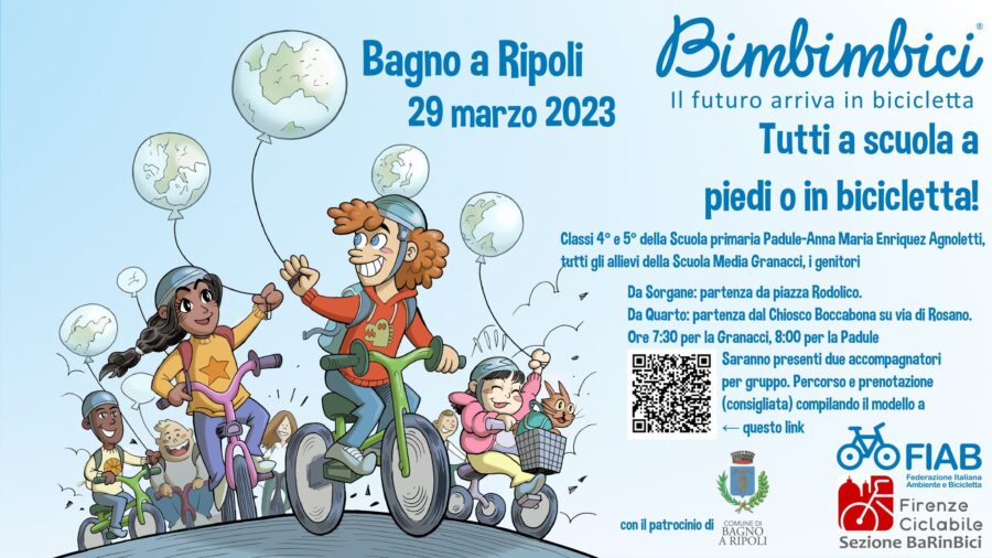 A Bagno a Ripoli si va tutti a scuola sulle due ruote con A Bagno a Ripoli si va tutti a scuola sulle due ruote con