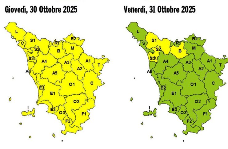allerta 30-31 ottobre